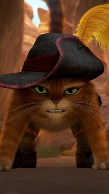 Puss In Boots wallpaper 360x640
