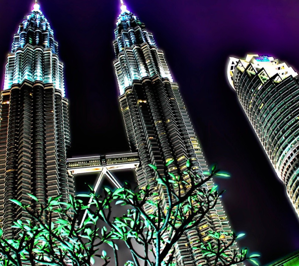 Malaysia, Petronas Towers Twins screenshot #1 960x854