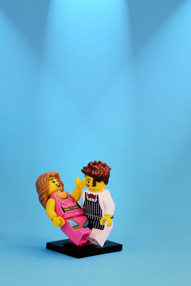 Dance With Me Lego wallpaper 640x960