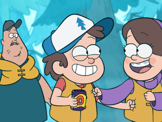 Screenshot №1 pro téma Gravity Falls TV Series 320x240