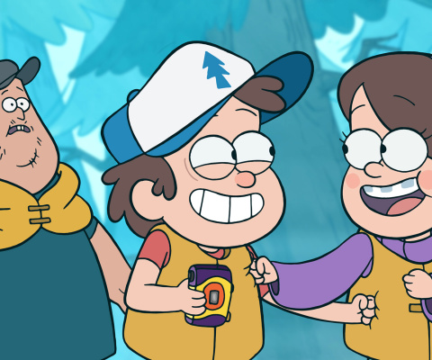 Screenshot №1 pro téma Gravity Falls TV Series 480x400