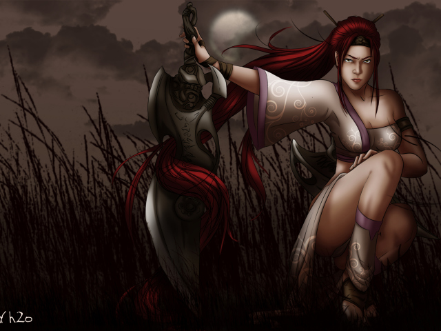 Screenshot №1 pro téma Heavenly Sword, Nariko 640x480