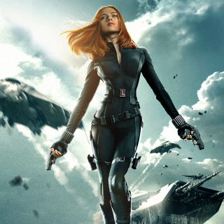 Captain America The Winter Soldier - Black Widow - Obrázkek zdarma pro 1024x1024
