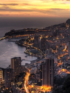 Screenshot №1 pro téma Monaco In Twilight 240x320