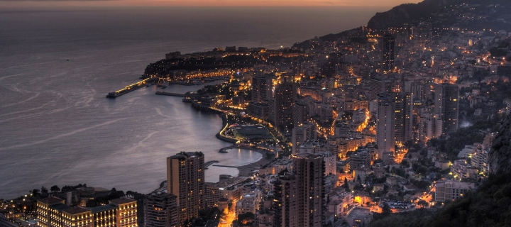 Monaco In Twilight screenshot #1 720x320