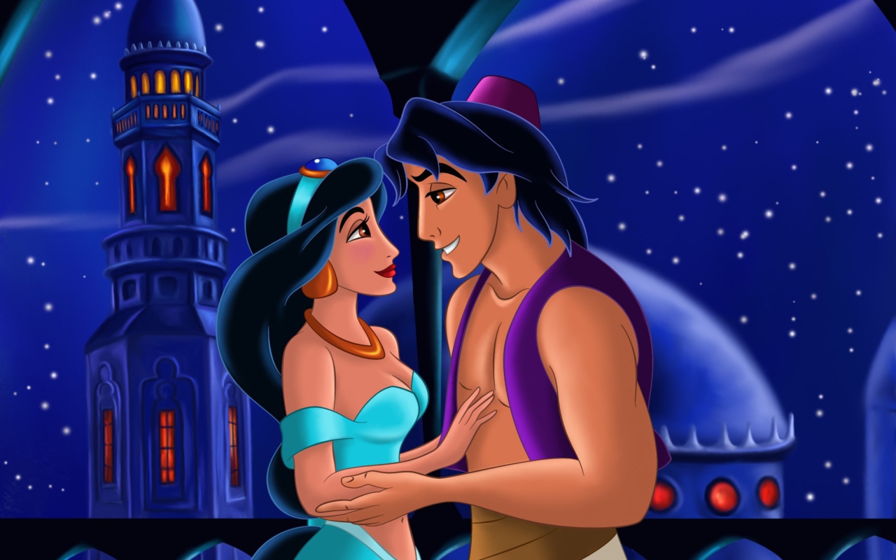 Screenshot №1 pro téma Aladdin Walt Disney 1280x800