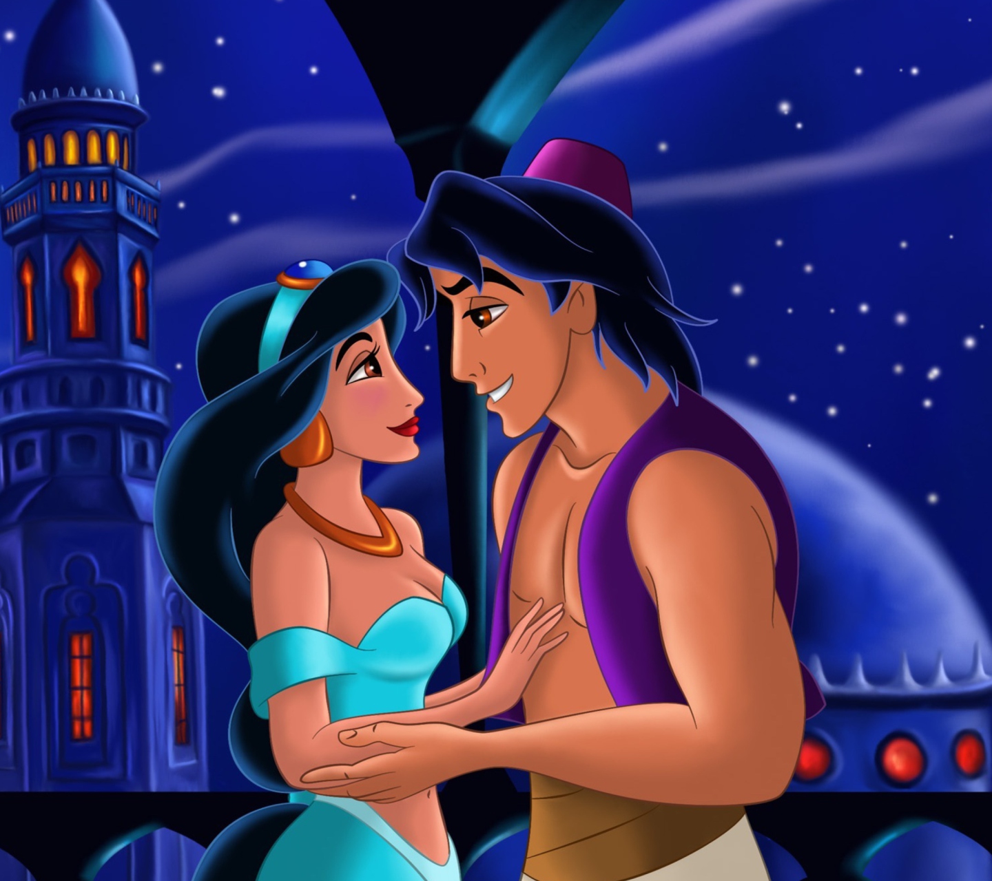 Обои Aladdin Walt Disney 1440x1280