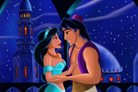 Das Aladdin Walt Disney Wallpaper 480x320