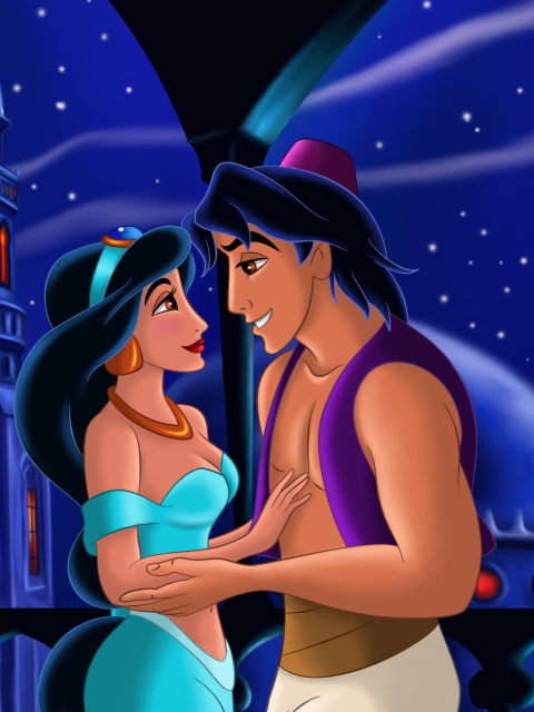 Das Aladdin Walt Disney Wallpaper 480x640