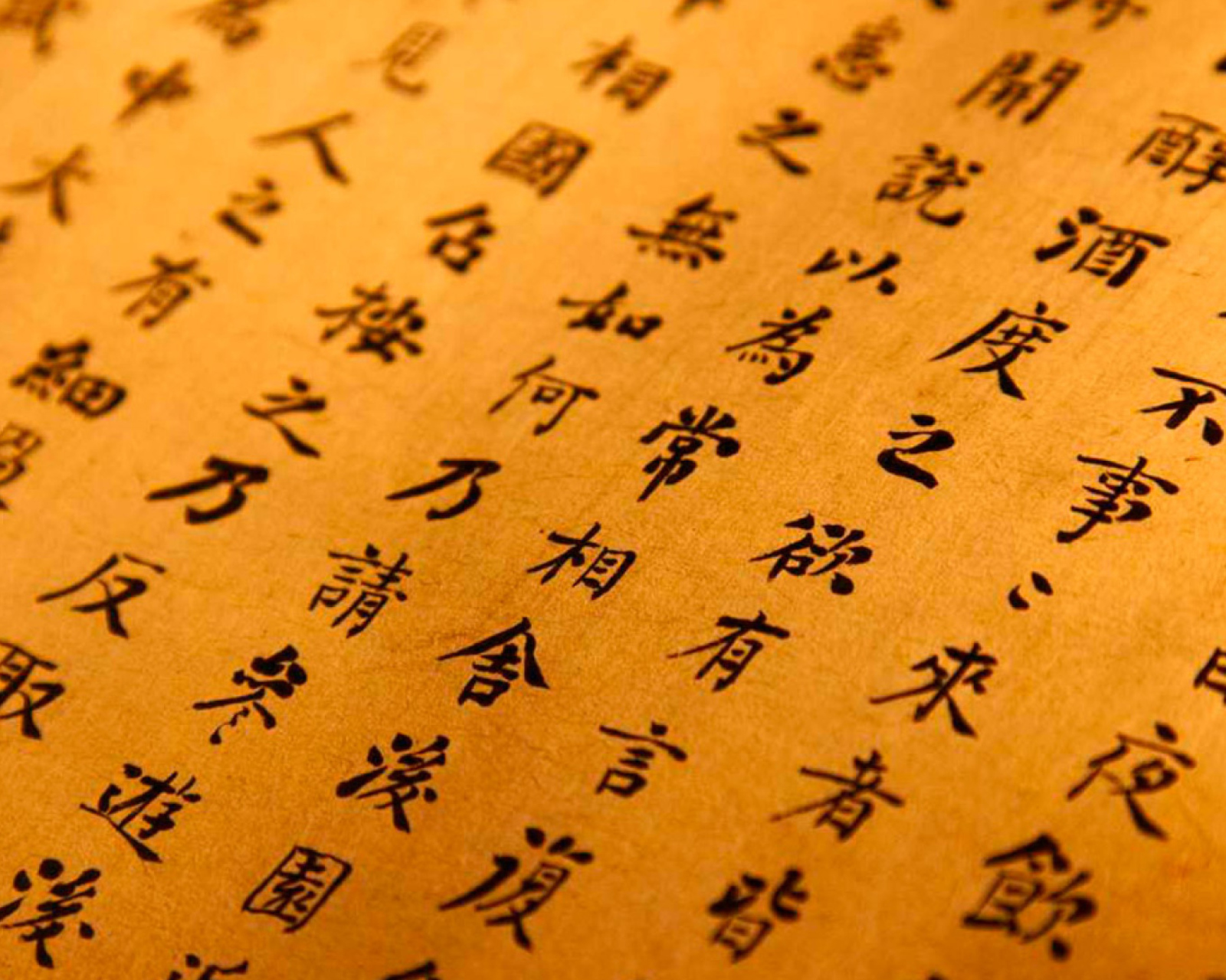 Обои Chinese Letters 1600x1280