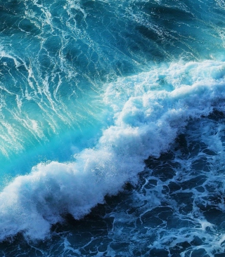 Kostenloses Strong Ocean Waves Wallpaper für Nokia C5-06