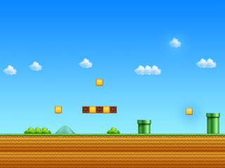 Screenshot №1 pro téma 8 Bit Game 320x240