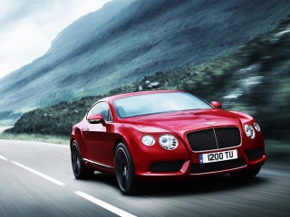 Screenshot №1 pro téma Red Bentley Continental 320x240