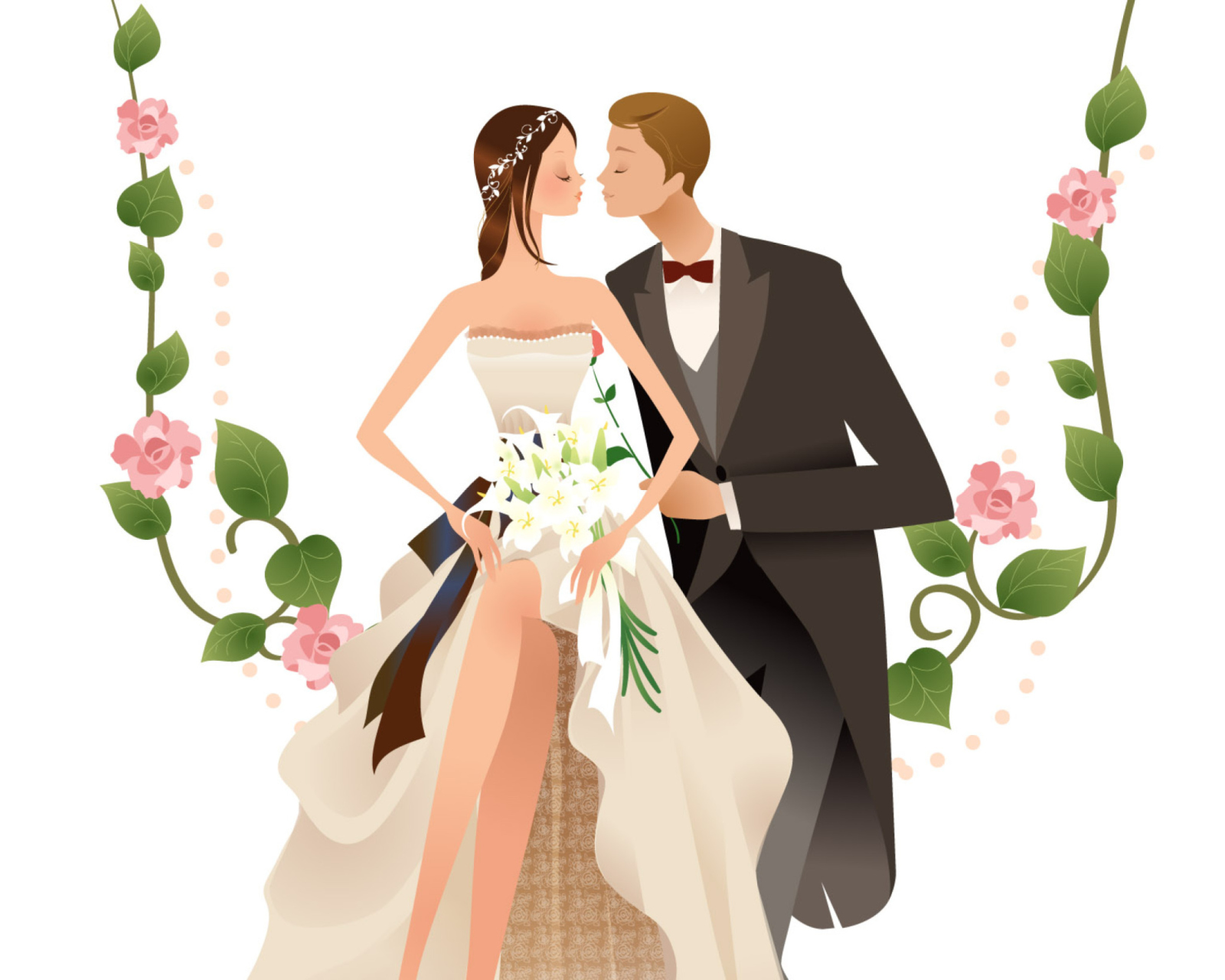Screenshot №1 pro téma Wedding Kiss 1600x1280