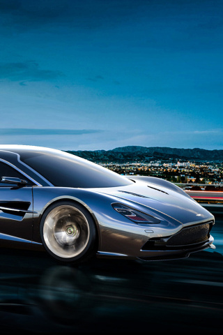 Fondo de pantalla Aston Martin DBC Concept 320x480