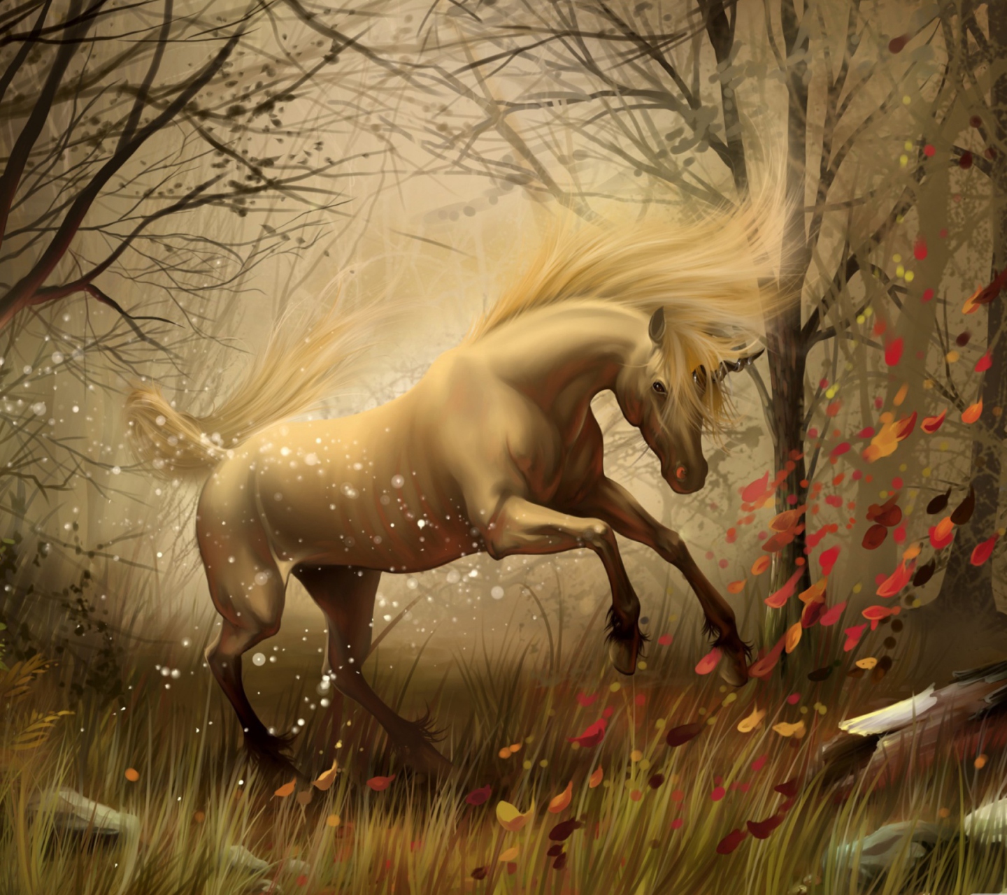 Fondo de pantalla Unicorn 1440x1280