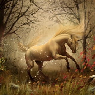Unicorn - Obrázkek zdarma pro iPad