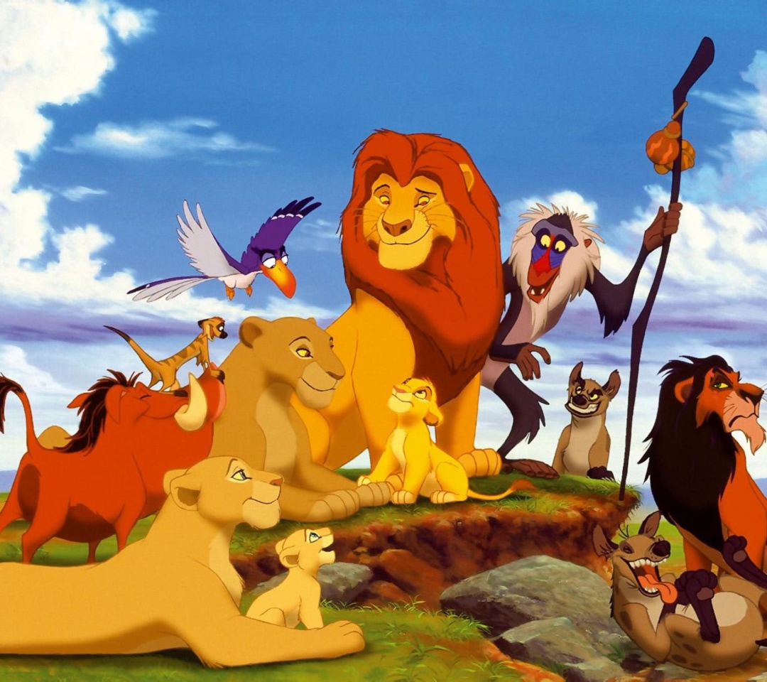 Sfondi The Lion King Disney Cartoon 1080x960