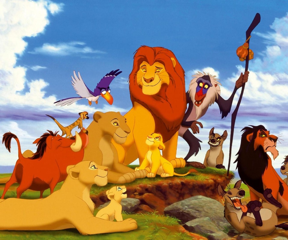 The Lion King Disney Cartoon wallpaper 960x800