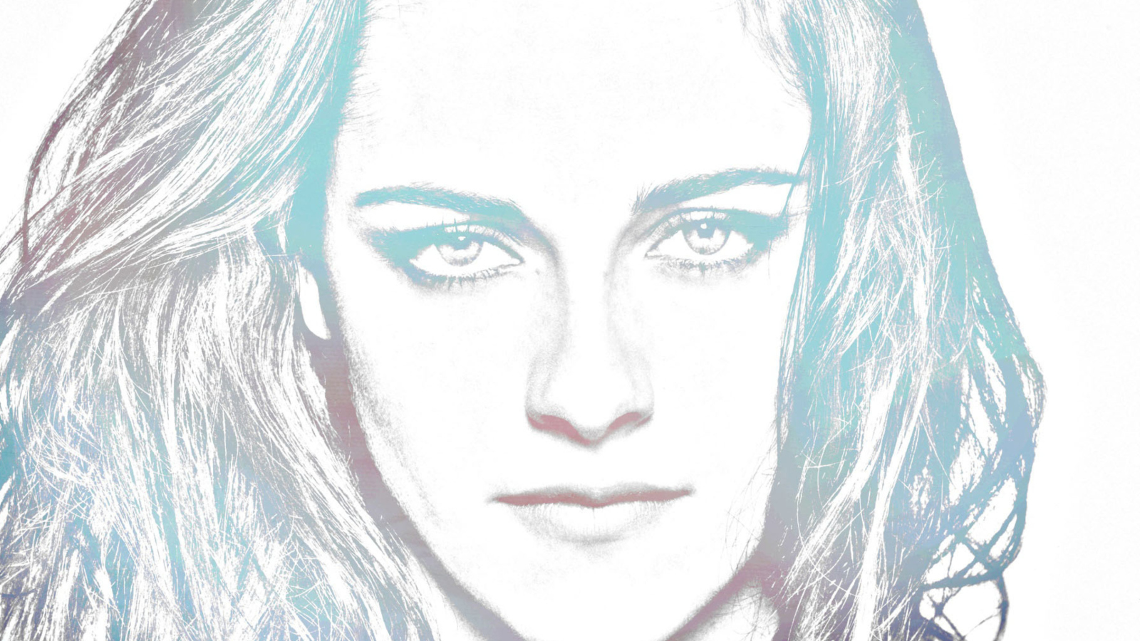 Screenshot №1 pro téma Kristen Stewart Artistic Portrait 1600x900