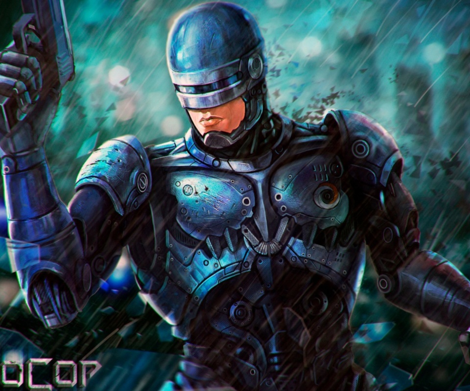 Обои RoboCop Cyberpunk Film 960x800