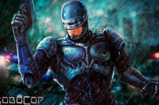 RoboCop Cyberpunk Film Background for Android, iPhone and iPad