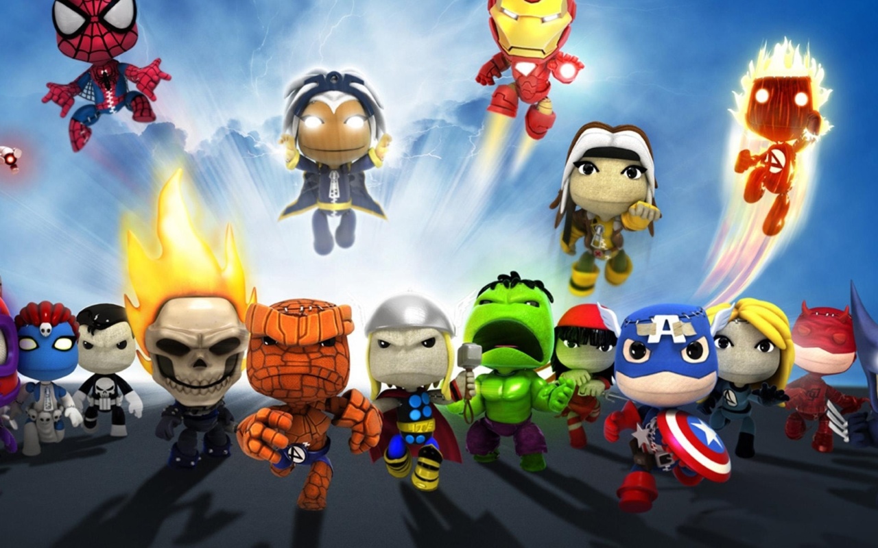 Screenshot №1 pro téma Planet Marvel Superheroes Kids 1280x800