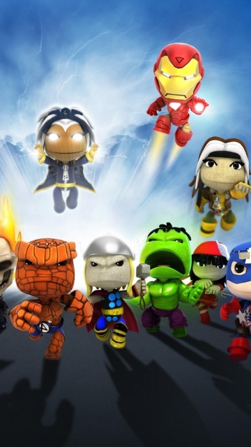 Fondo de pantalla Planet Marvel Superheroes Kids 360x640