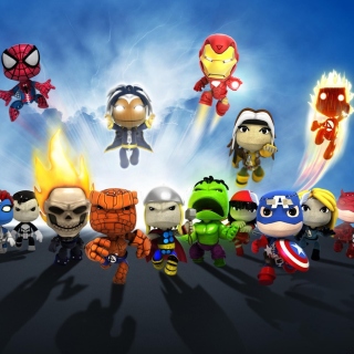 Kostenloses Planet Marvel Superheroes Kids Wallpaper für iPad mini