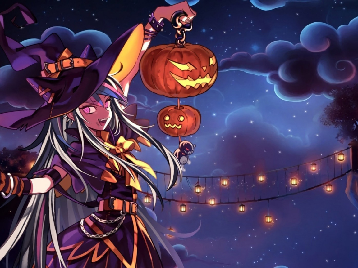 Screenshot №1 pro téma Halloween Anime 1152x864
