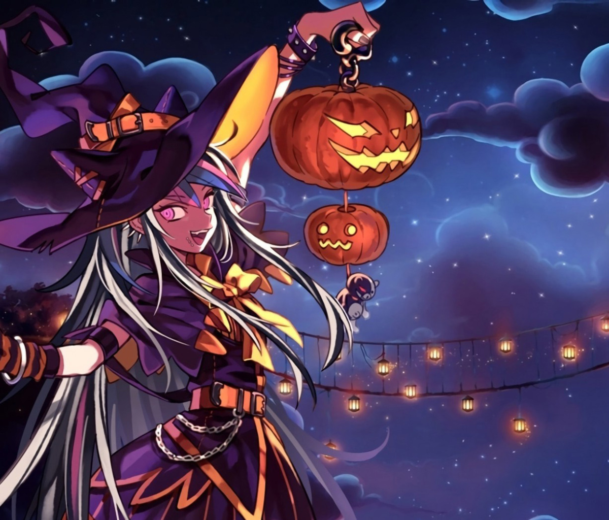 Das Halloween Anime Wallpaper 1200x1024