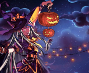 Das Halloween Anime Wallpaper 176x144