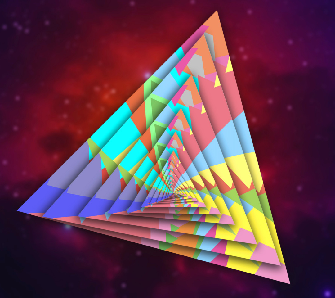 Colorful Triangle screenshot #1 1080x960