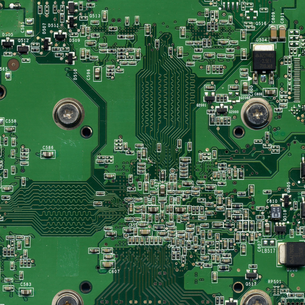 Das Computer Motherboard Wallpaper 1024x1024