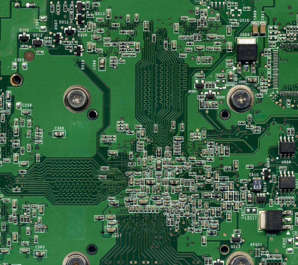 Computer Motherboard wallpaper 960x854