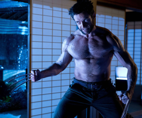 Screenshot №1 pro téma Hugh Jackman In The Wolverine 480x400