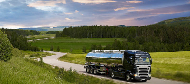 Das Scania R-Series Wallpaper 720x320