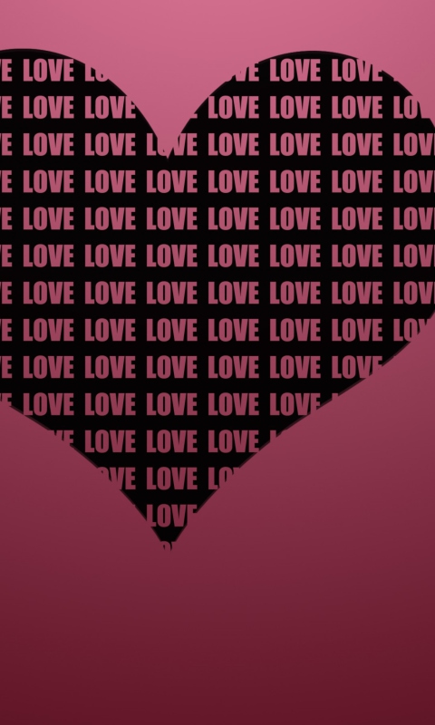 Das Love Wallpaper 480x800