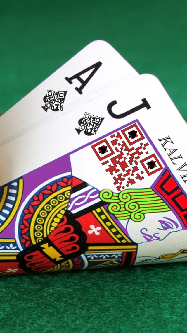 Das Blackjack Casino Game Wallpaper 640x1136