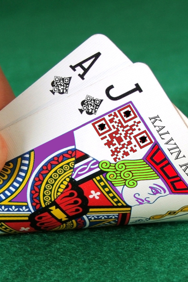 Das Blackjack Casino Game Wallpaper 640x960