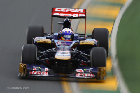 Screenshot №1 pro téma Toro Rosso Melb 2012 480x320