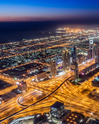 Dubai Night Tour papel de parede para celular para iPhone 6