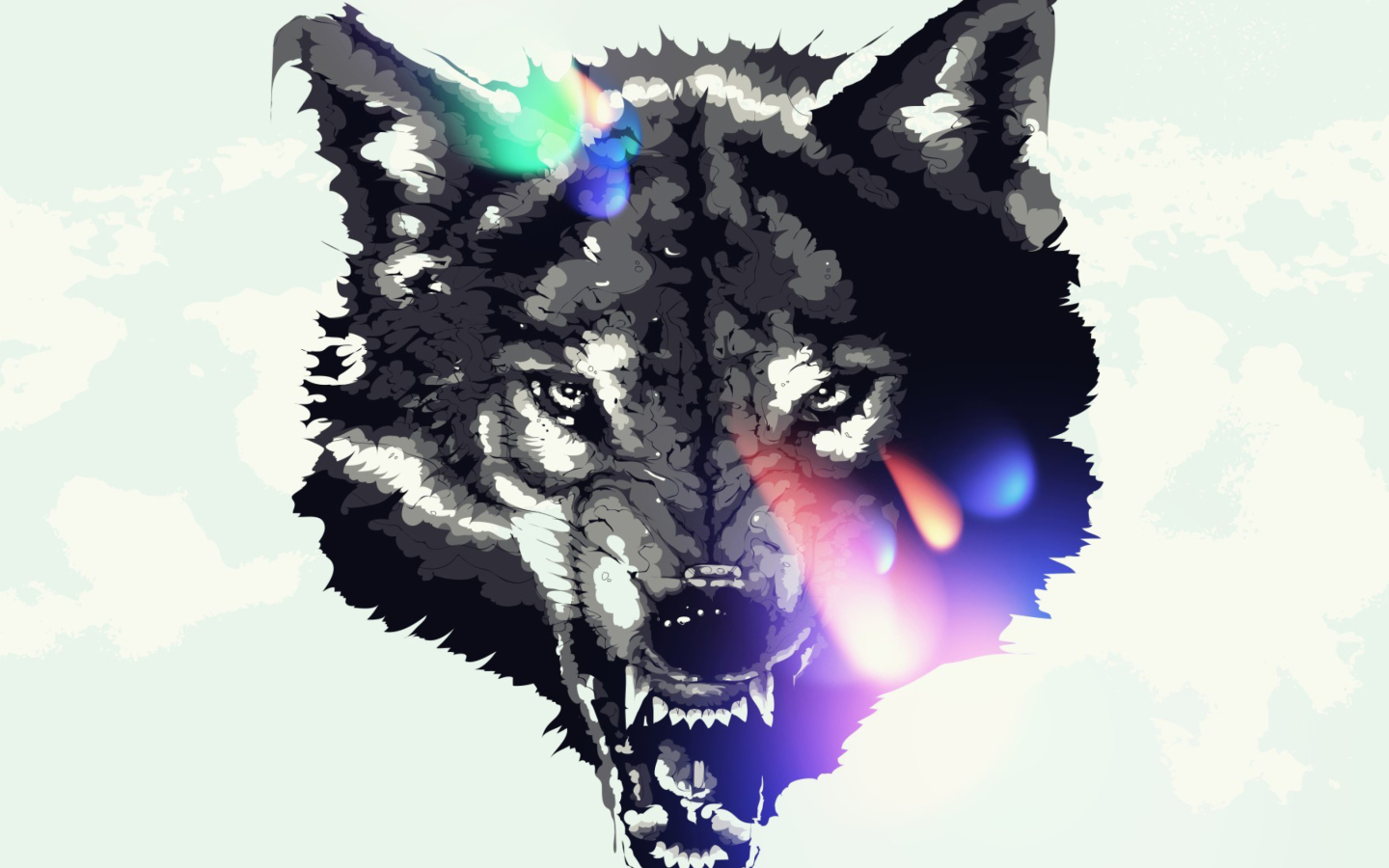 Fondo de pantalla Wolf Art 1440x900