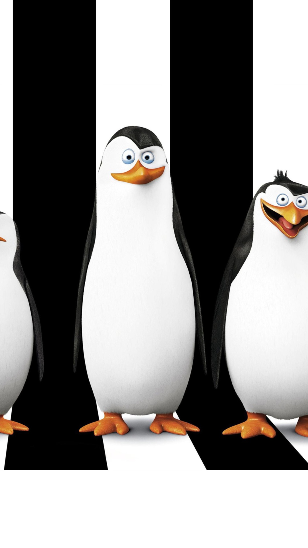 Fondo de pantalla Penguins Madagascar 1080x1920
