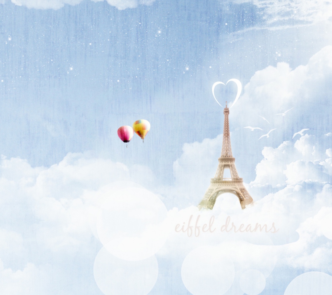 Обои Eiffel Dreams 1080x960