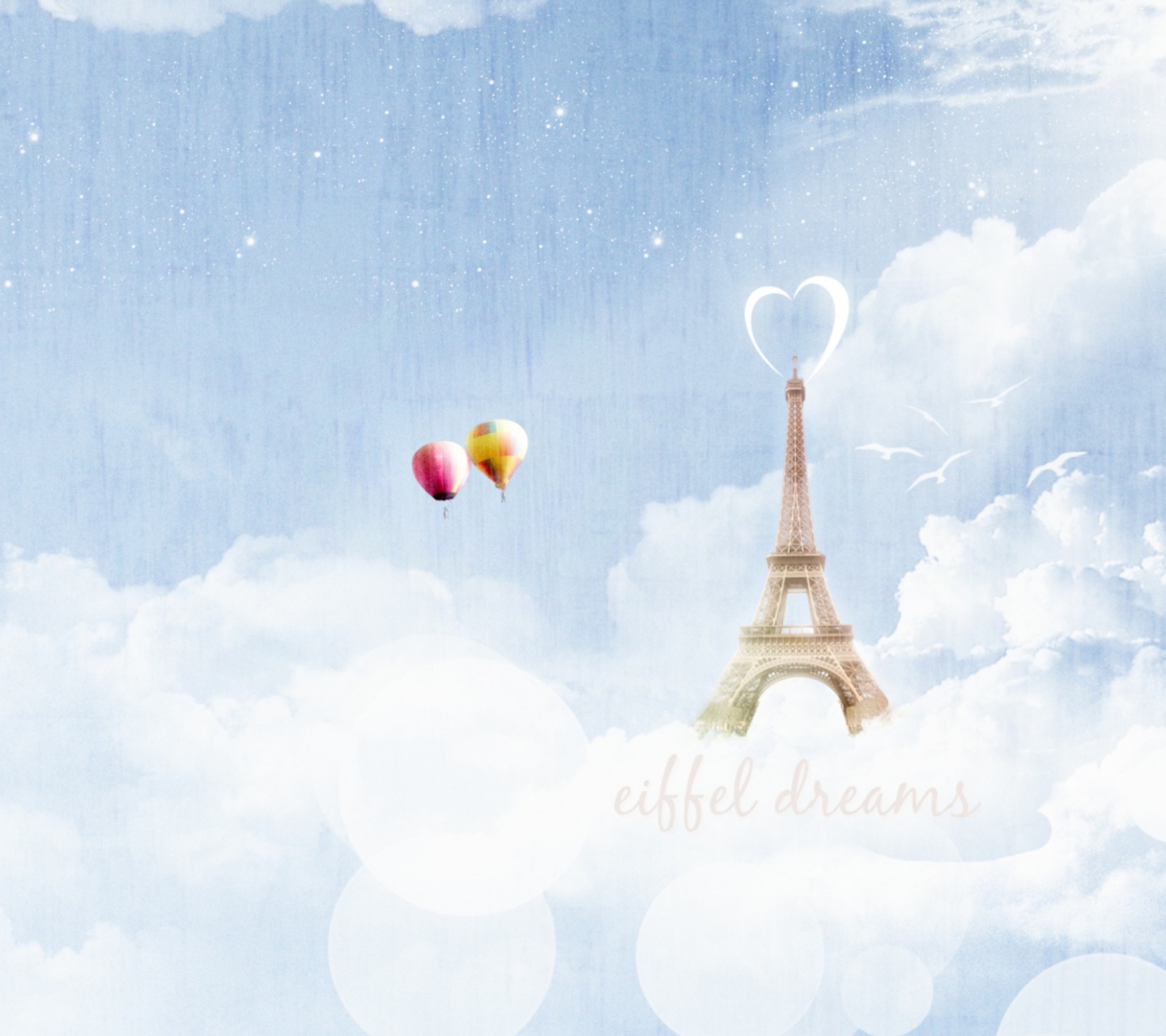 Screenshot №1 pro téma Eiffel Dreams 1440x1280