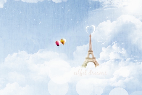 Обои Eiffel Dreams 480x320