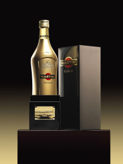 Das Martini Gold Wallpaper 240x320