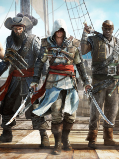 Fondo de pantalla Assassins Creed IV Black Flag 240x320