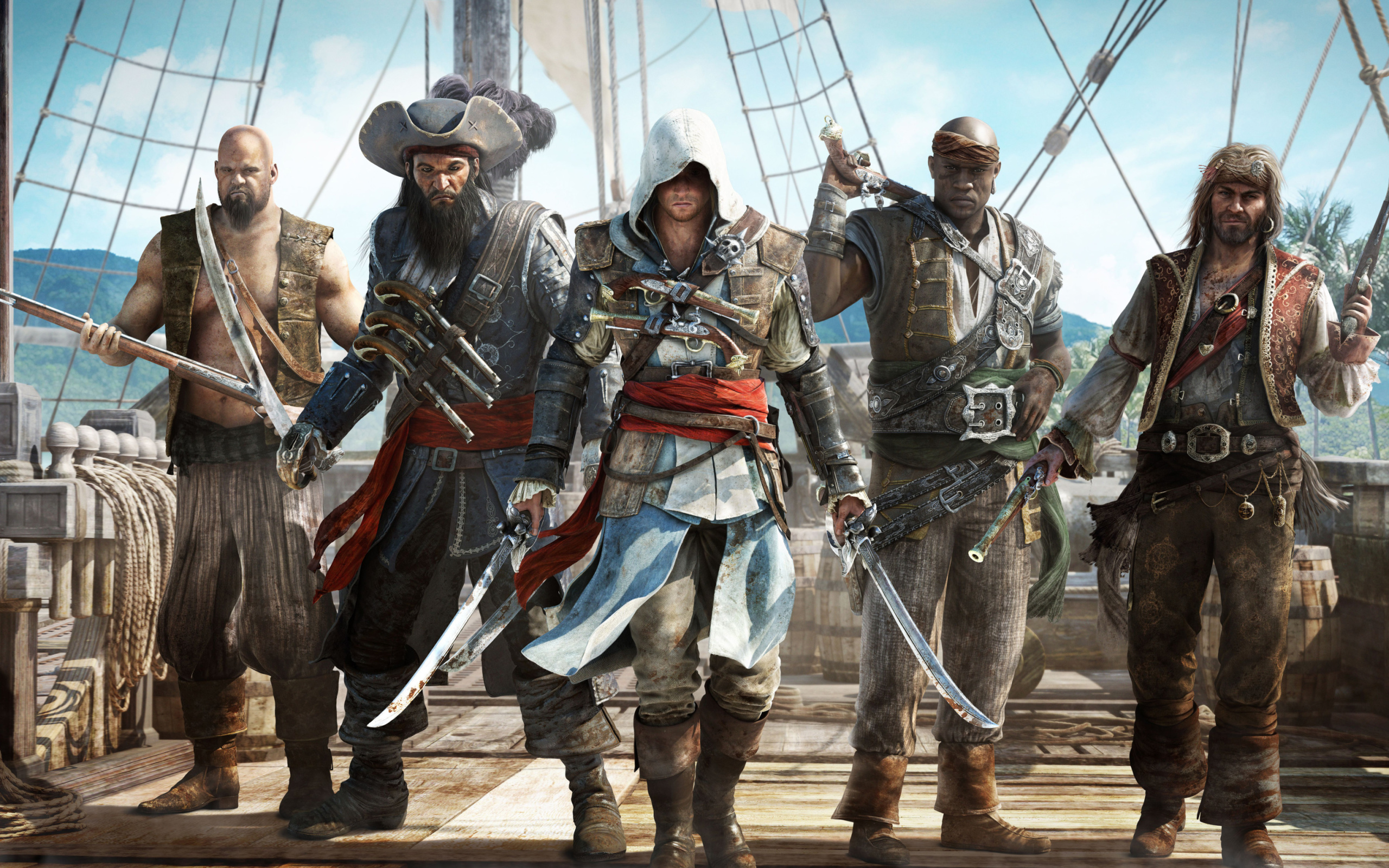 Обои Assassins Creed IV Black Flag 2560x1600